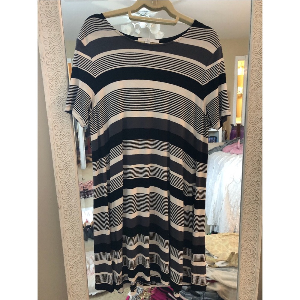 LOFT stripe dress